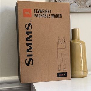 Simms Flyweight Packable Wader in the Box Size LK 9-11